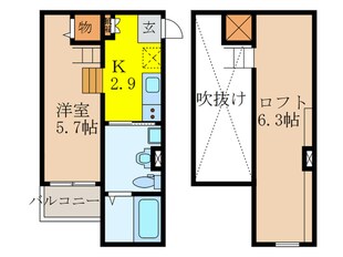 ＳｋｙＧｒａｃｅ花園の物件間取画像